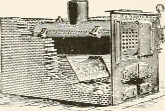 An illustration from Handbook for architects and builders, 1898, leaf 107