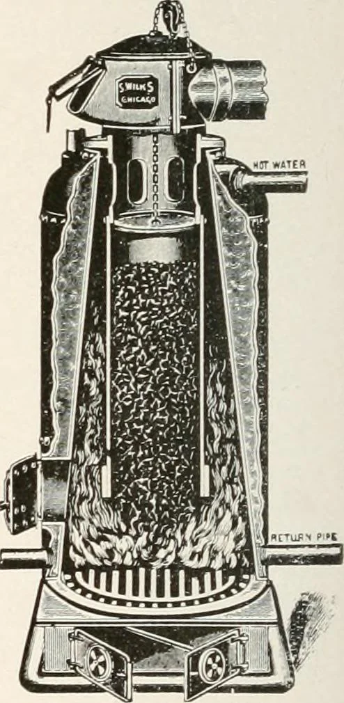 An illustration from Handbook for architects and builders, 1898, leaf 140