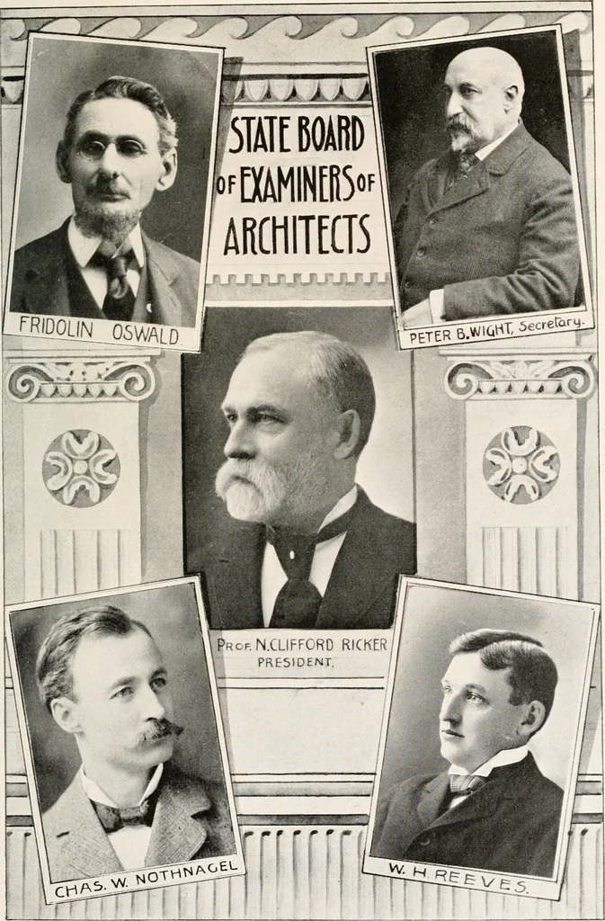 An illustration from Handbook for architects and builders, 1898, leaf 19