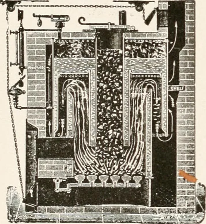 An illustration from Handbook for architects and builders, 1898, leaf 46