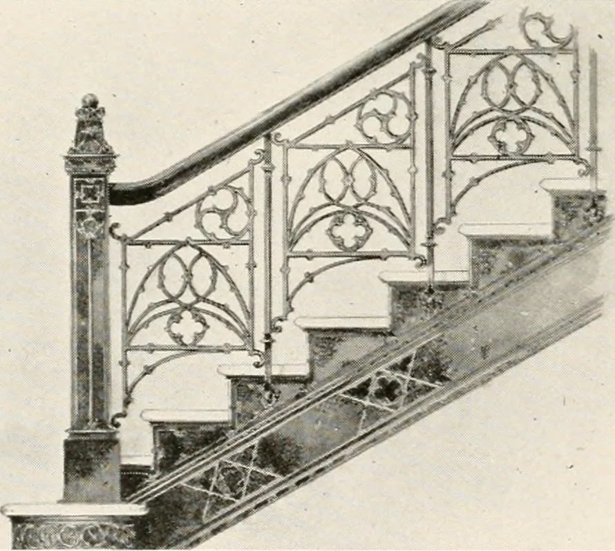An illustration from Handbook for architects and builders, 1898, leaf 165