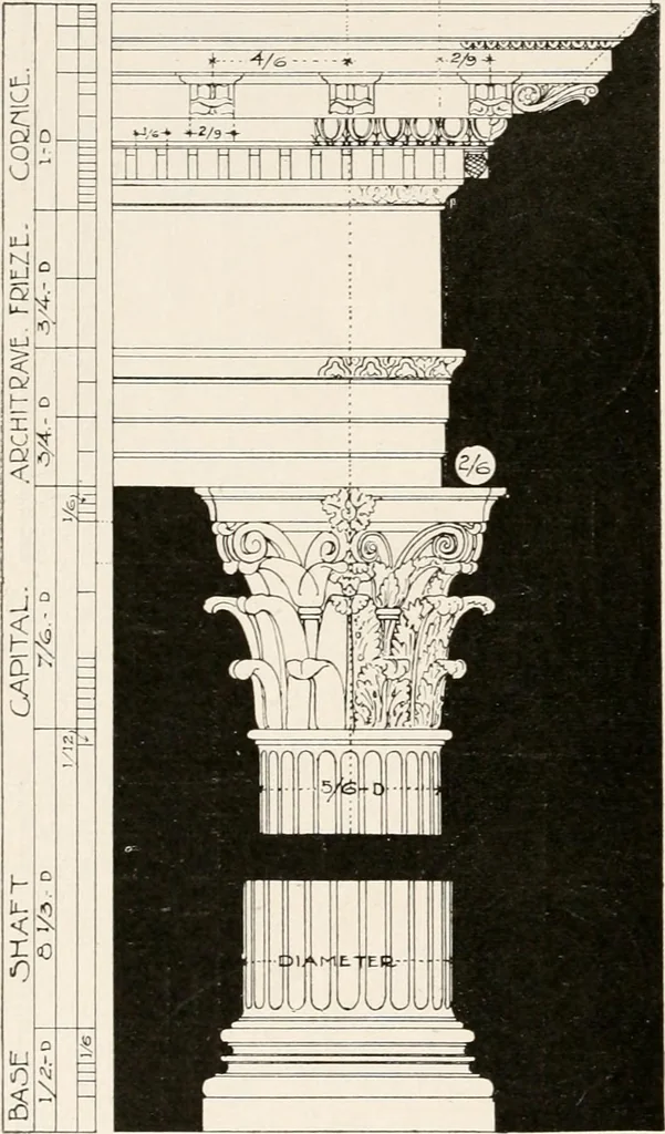 An illustration from Handbook for architects and builders, 1898, leaf 243