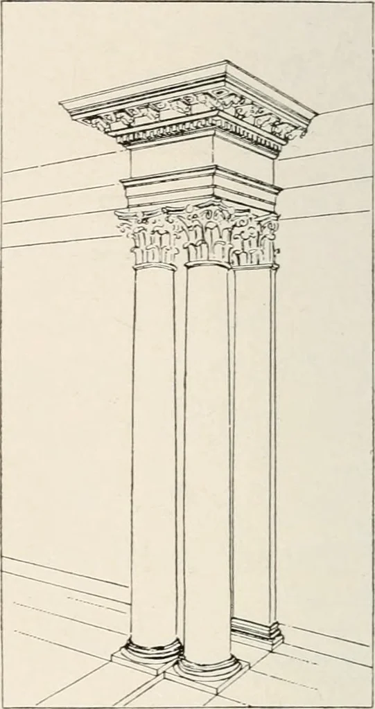 An illustration from Handbook for architects and builders, 1898, leaf 243