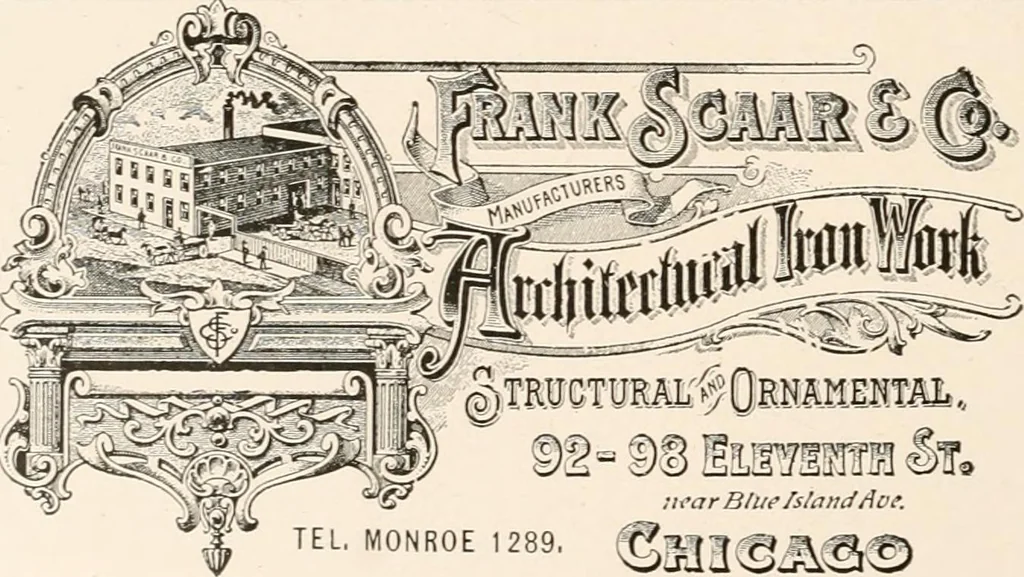 An illustration from Handbook for architects and builders, 1898, leaf 164
