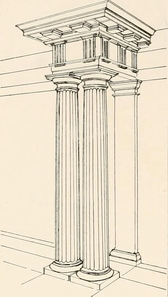 An illustration from Handbook for architects and builders, 1898, leaf 250