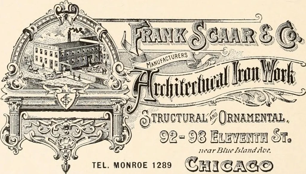 An illustration from Handbook for architects and builders, 1898, leaf 205