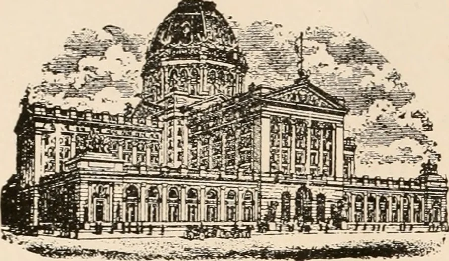 An illustration from Handbook for architects and builders, 1898, leaf 61