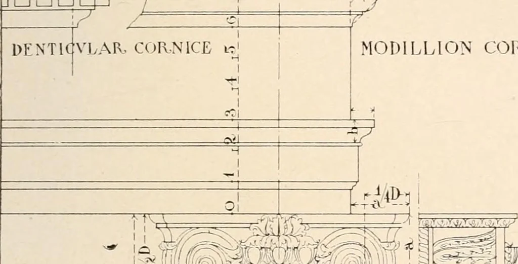 An illustration from Handbook for architects and builders, 1898, leaf 298