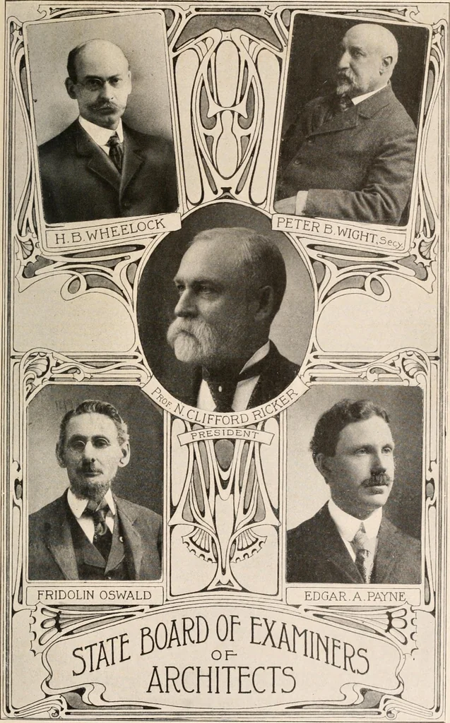 An illustration from Handbook for architects and builders, 1898, leaf 18