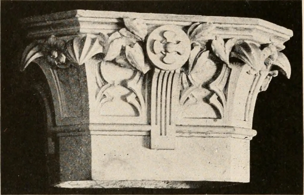 An illustration from Handbook for architects and builders, 1898, leaf 45