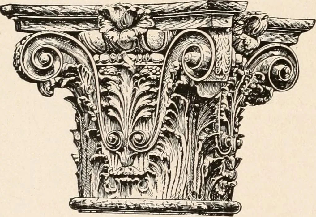 An illustration from Handbook for architects and builders, 1898, leaf 45