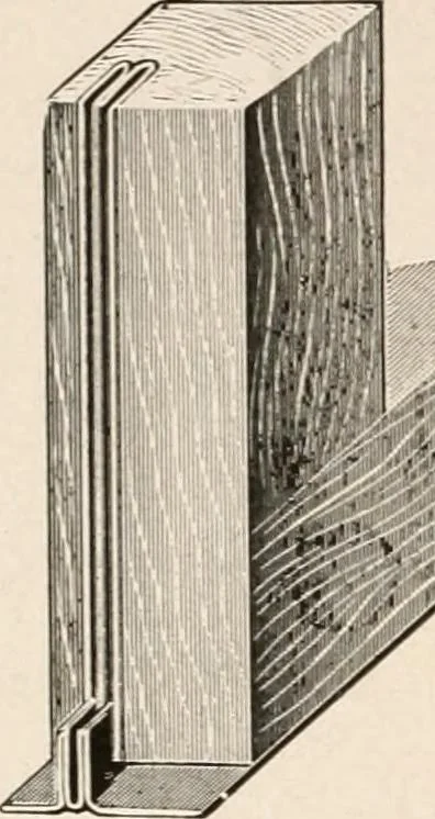 An illustration from Handbook for architects and builders, 1898, leaf 47