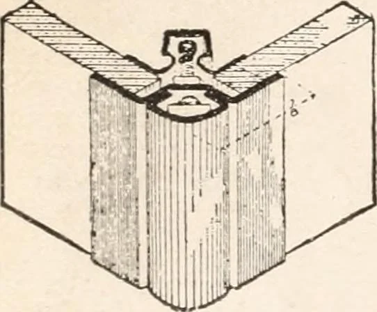 An illustration from Handbook for architects and builders, 1898, leaf 10