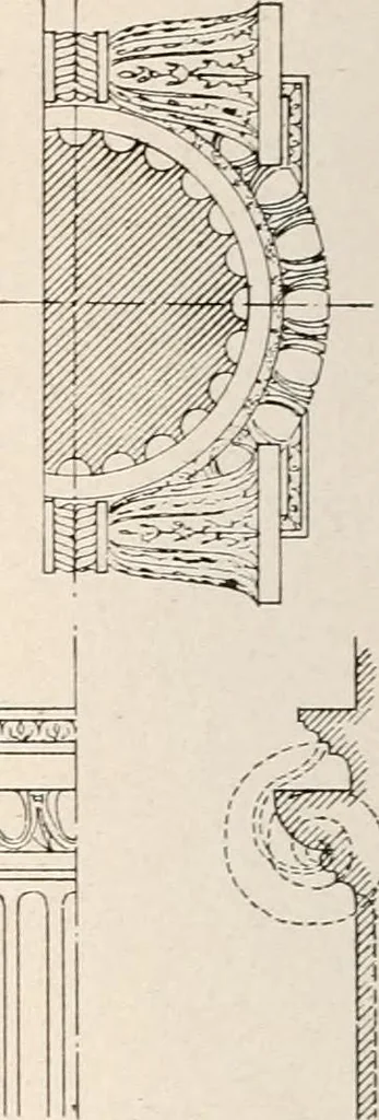 An illustration from Handbook for architects and builders, 1898, leaf 298