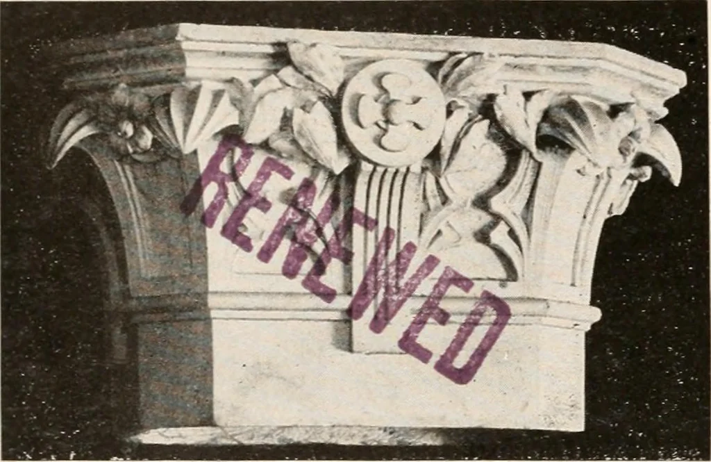 An illustration from Handbook for architects and builders, 1898, leaf 46