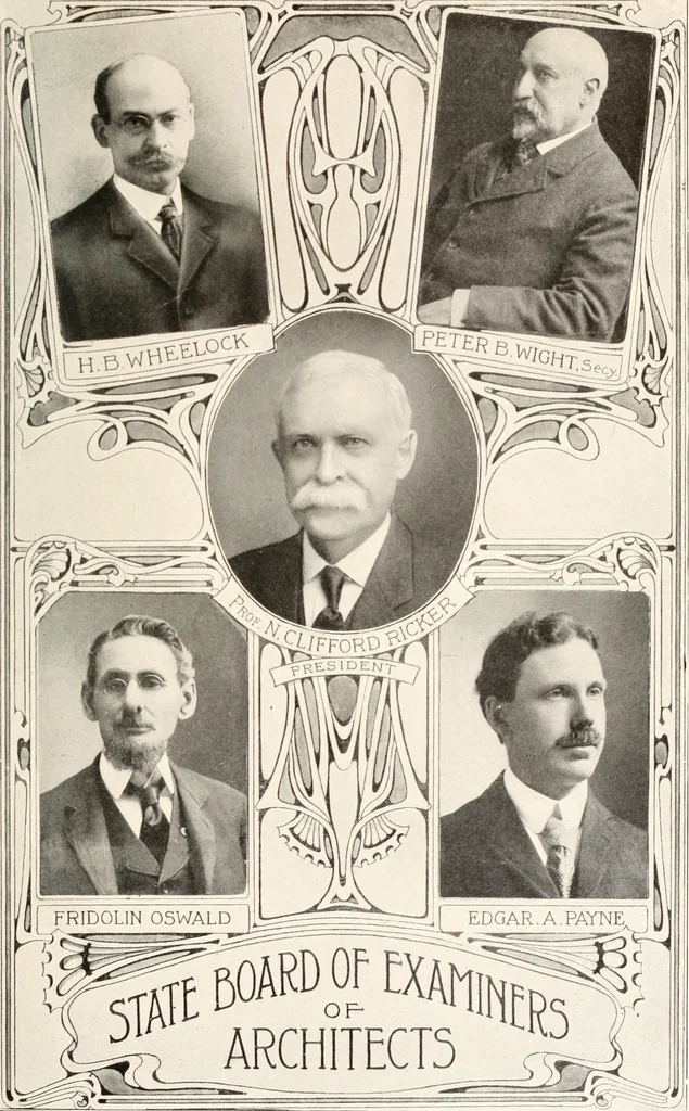 An illustration from Handbook for architects and builders, 1898, leaf 16