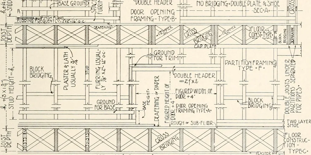 An illustration from Handbook for architects and builders, 1898, leaf 376