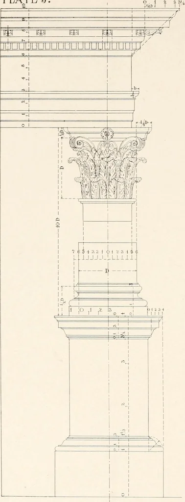 An illustration from Handbook for architects and builders, 1898, leaf 395