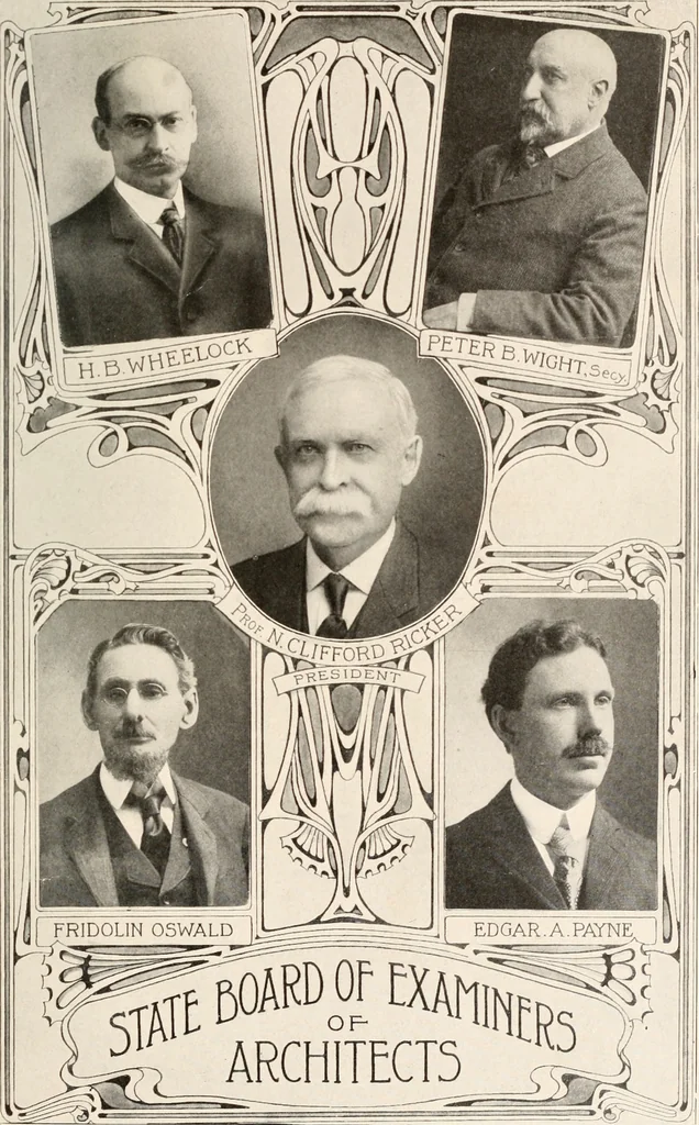An illustration from Handbook for architects and builders, 1898, leaf 16