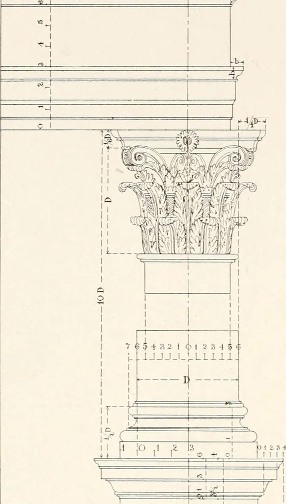 An illustration from Handbook for architects and builders, 1898, leaf 311
