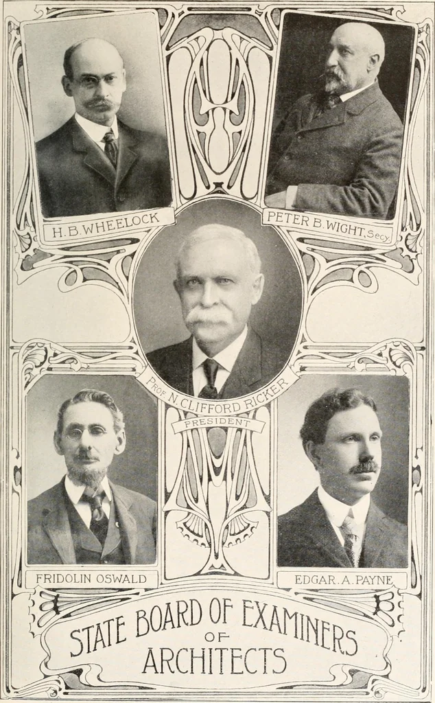 An illustration from Handbook for architects and builders, 1898, leaf 17