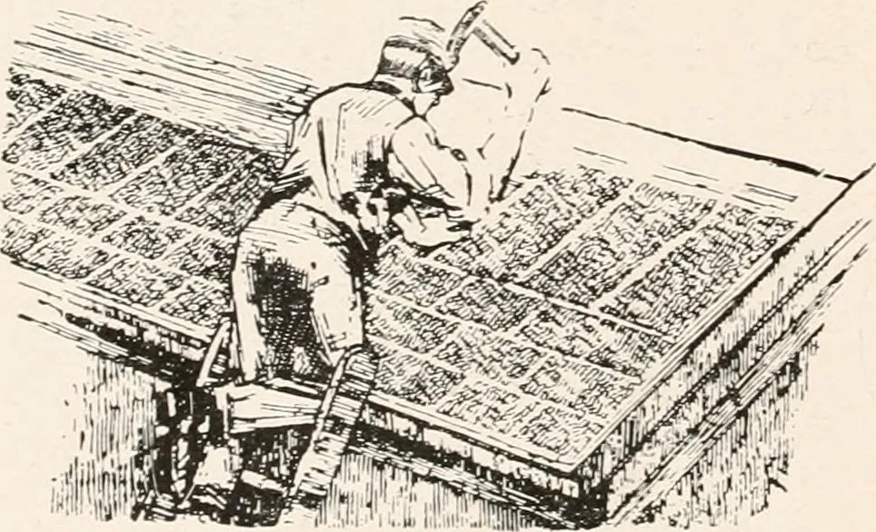 An illustration from Handbook for architects and builders, 1898, leaf 240
