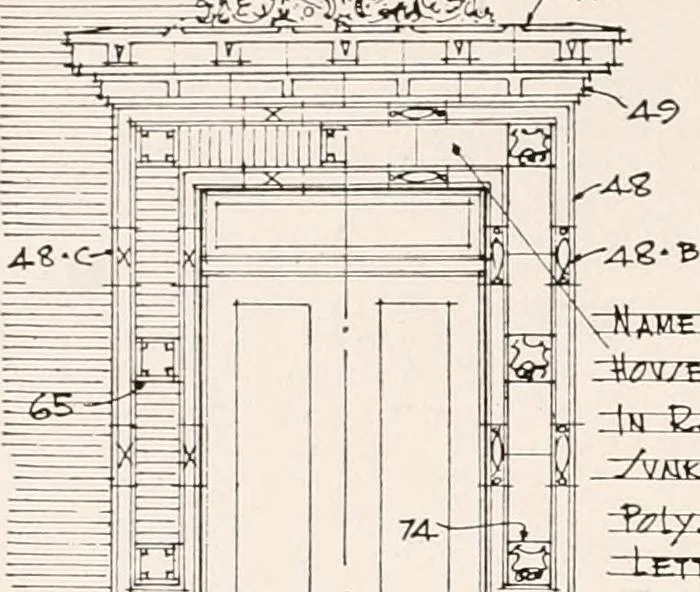 An illustration from Handbook for architects and builders, 1898, leaf 175