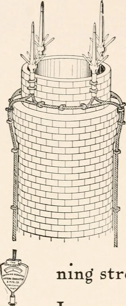 An illustration from Handbook for architects and builders, 1898, leaf 255