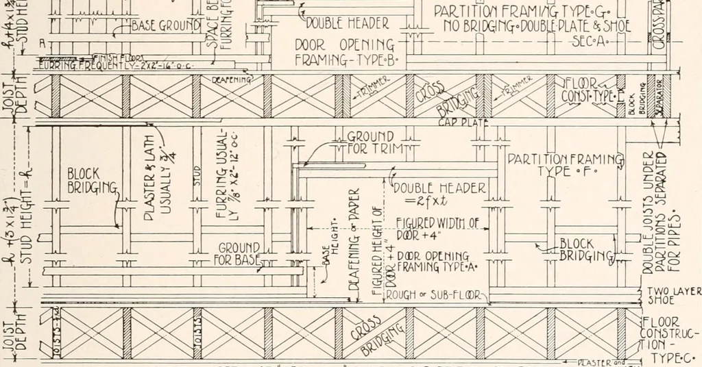 An illustration from Handbook for architects and builders, 1898, leaf 298