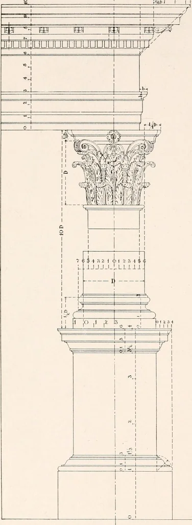An illustration from Handbook for architects and builders, 1898, leaf 317