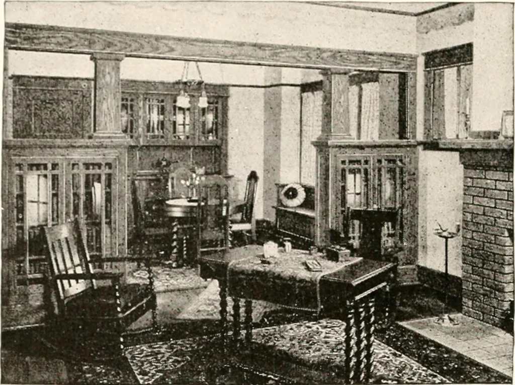 An illustration from Handbook for architects and builders, 1898, leaf 112