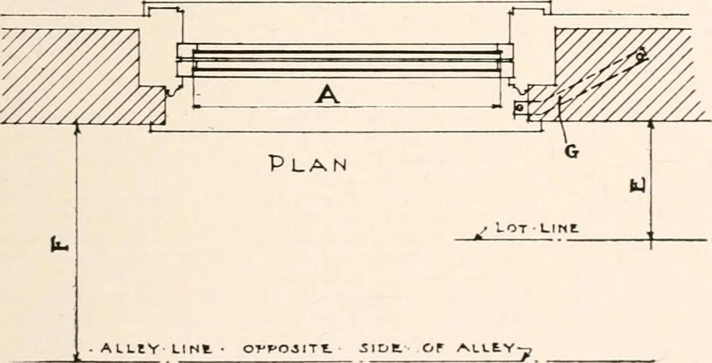 An illustration from Handbook for architects and builders, 1898, leaf 135