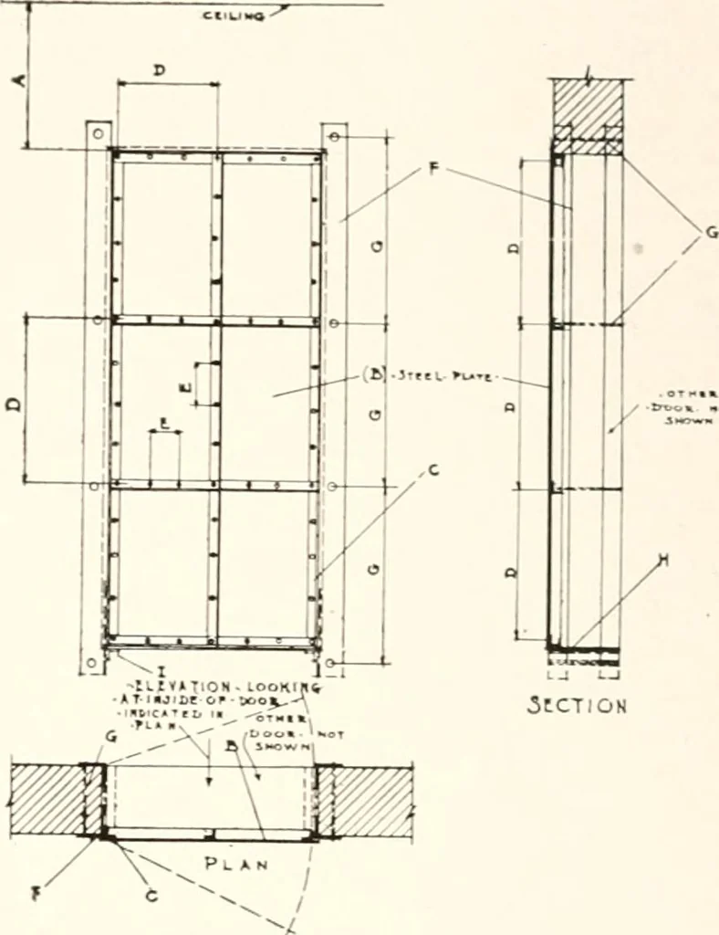 An illustration from Handbook for architects and builders, 1898, leaf 184