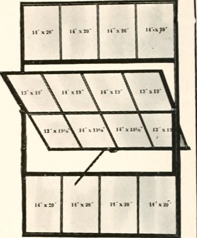 An illustration from Handbook for architects and builders, 1898, leaf 38