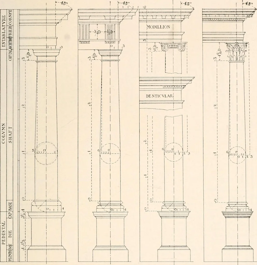 An illustration from Handbook for architects and builders, 1898, leaf 441