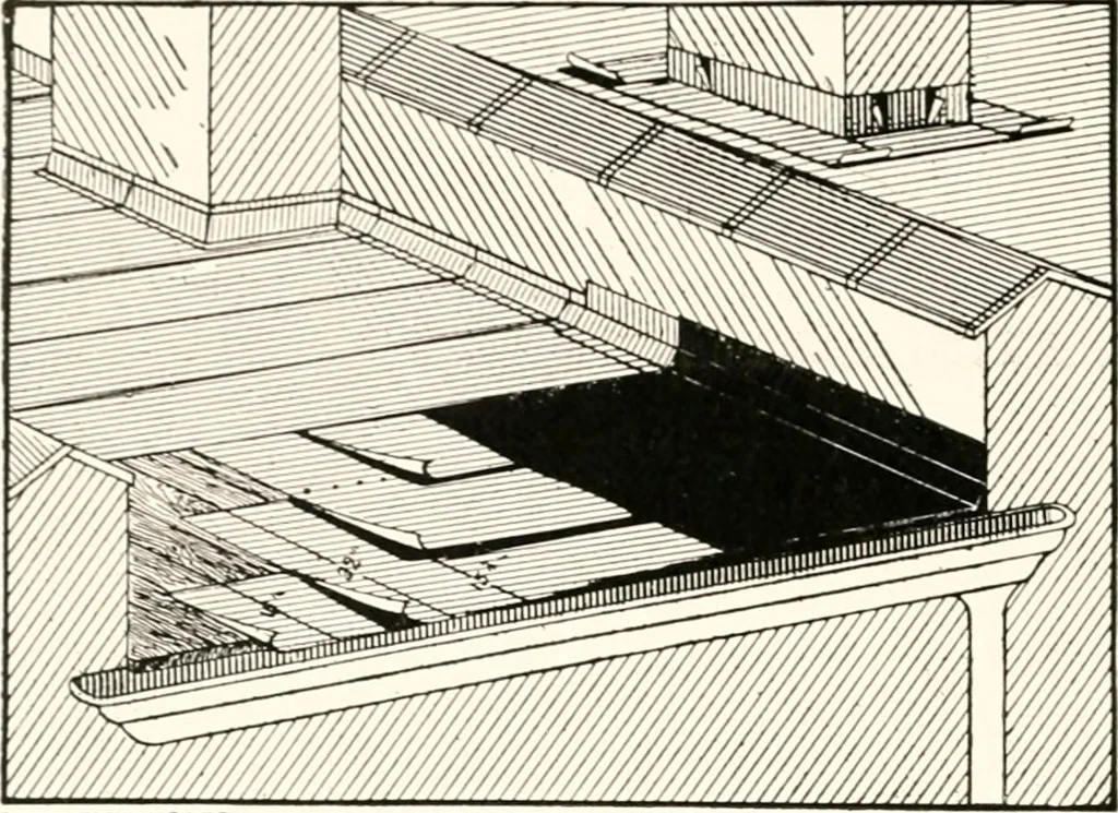 An illustration from Handbook for architects and builders, 1898, leaf 70