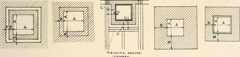 An illustration from Handbook for architects and builders, 1898, leaf 214