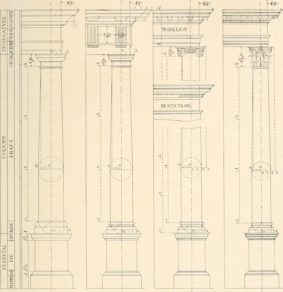 An illustration from Handbook for architects and builders, 1898, leaf 478