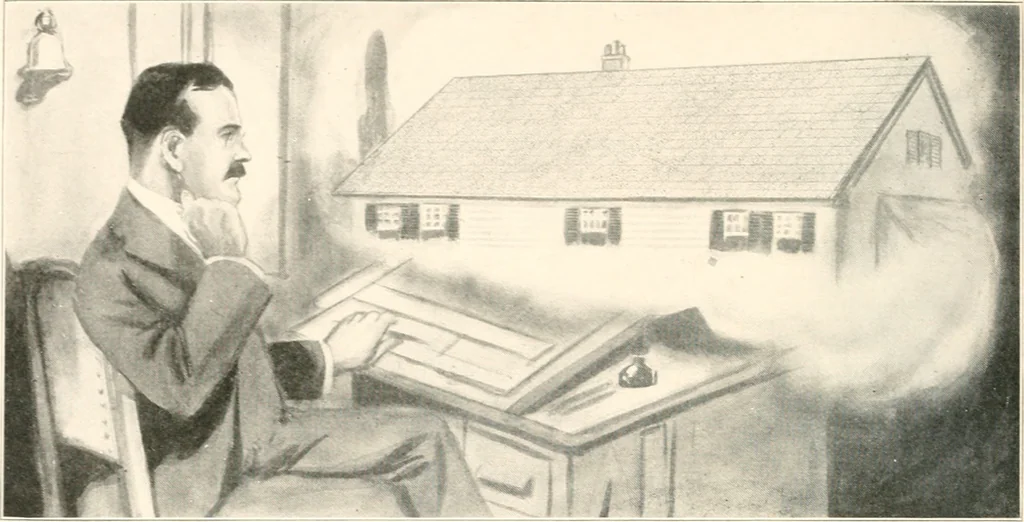 An illustration from Handbook for architects and builders, 1898, leaf 65