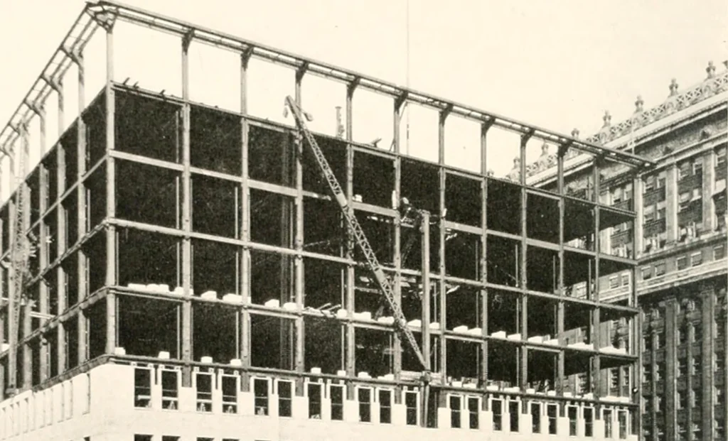 An illustration from Handbook for architects and builders, 1898, leaf 124