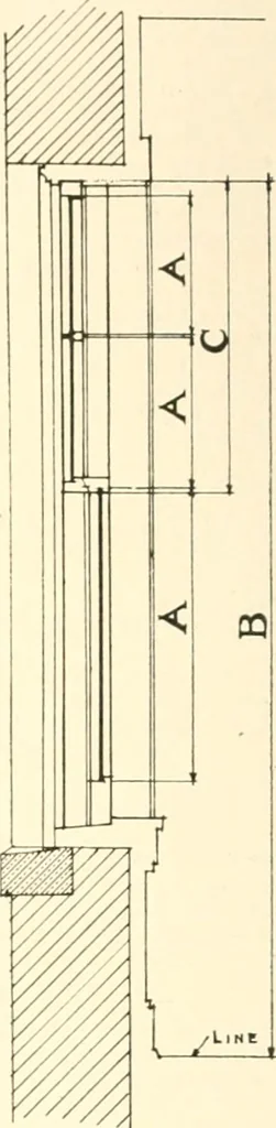 An illustration from Handbook for architects and builders, 1898, leaf 178