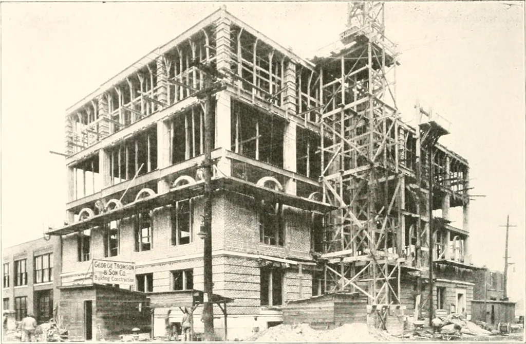 An illustration from Handbook for architects and builders, 1898, leaf 290