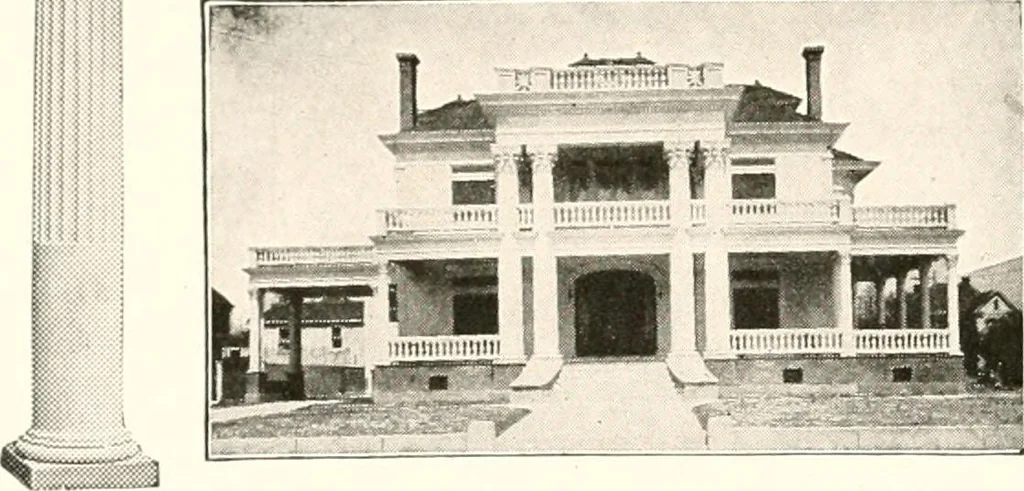 An illustration from Handbook for architects and builders, 1898, leaf 344