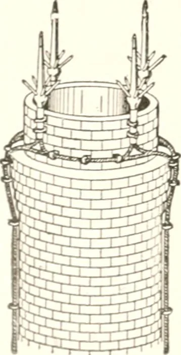 An illustration from Handbook for architects and builders, 1898, leaf 382