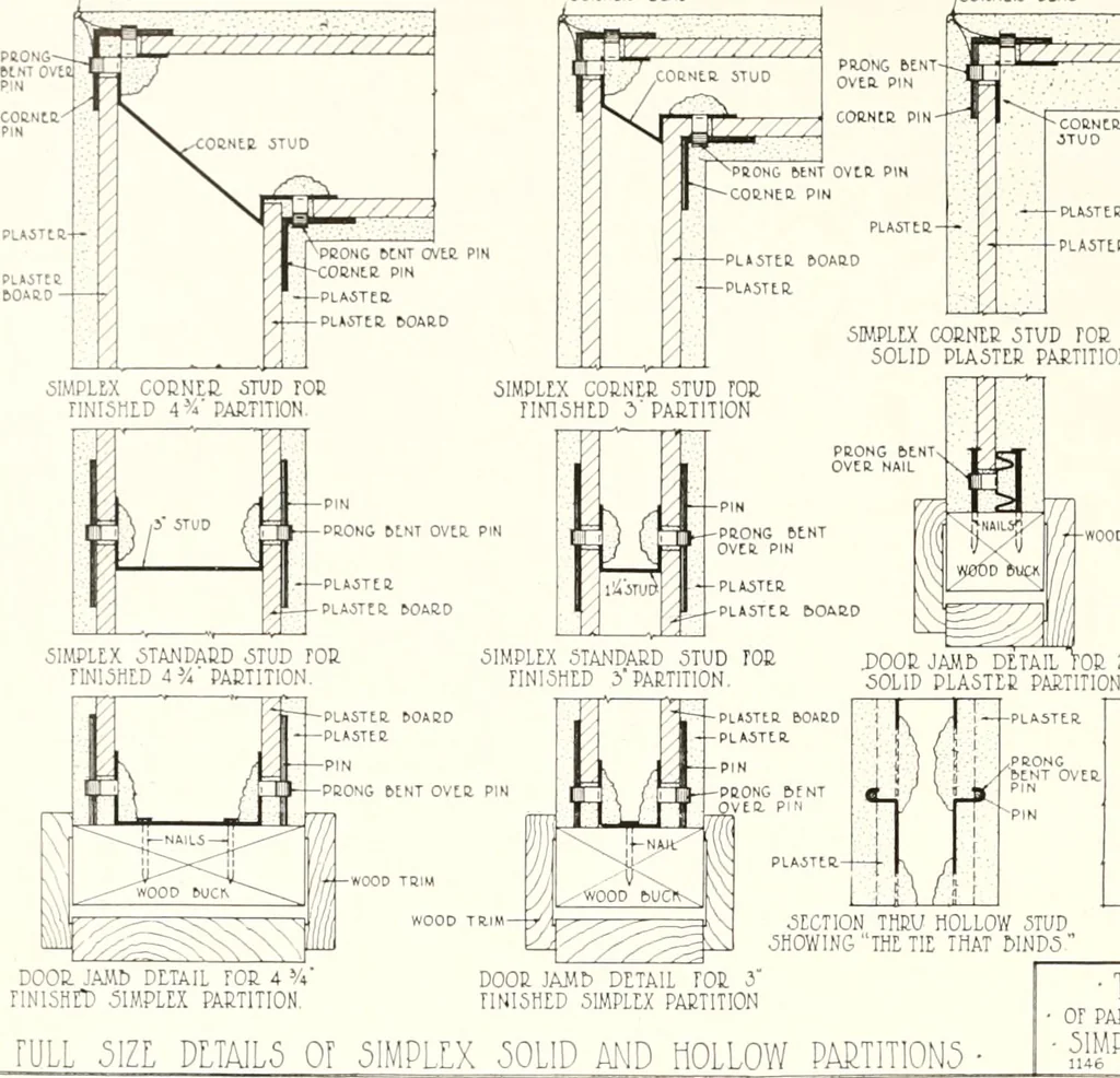 An illustration from Handbook for architects and builders, 1898, leaf 502