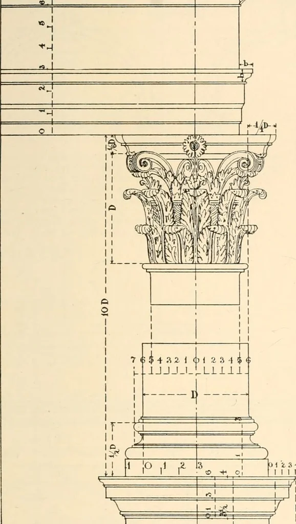 An illustration from Handbook for architects and builders, 1898, leaf 547