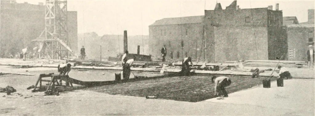 An illustration from Handbook for architects and builders, 1898, leaf 92