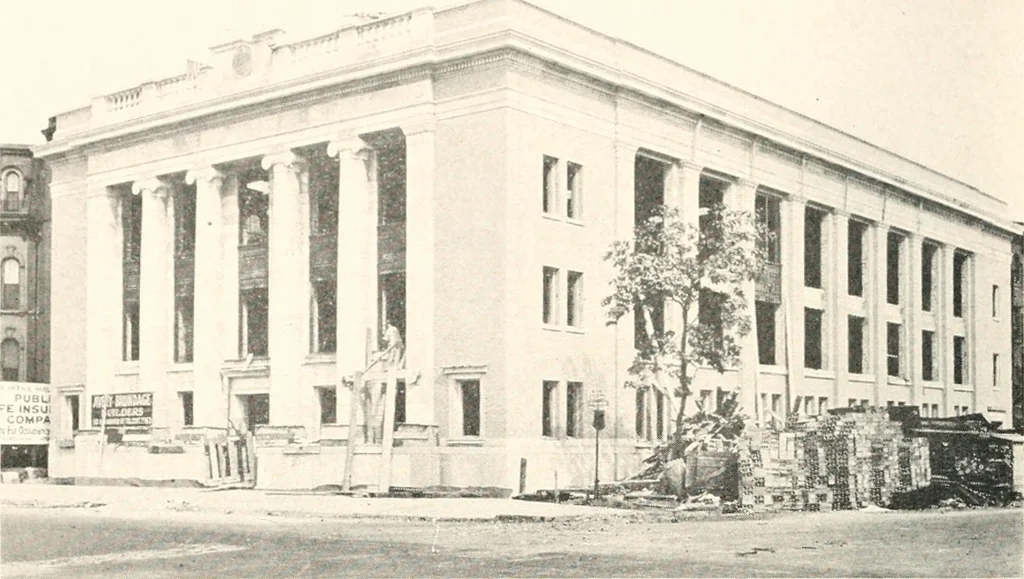 An illustration from Handbook for architects and builders, 1898, leaf 141