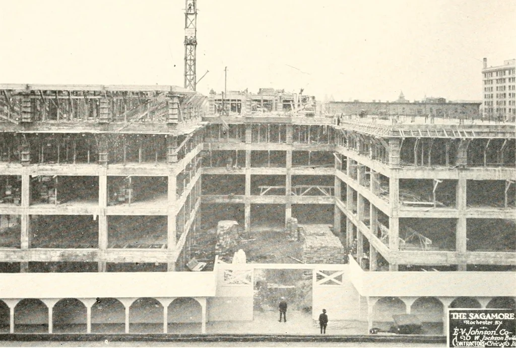 An illustration from Handbook for architects and builders, 1898, leaf 157