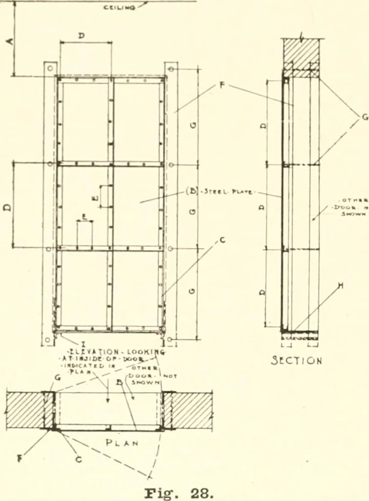 An illustration from Handbook for architects and builders, 1898, leaf 245